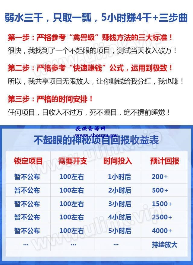 「网赚骗局揭秘」最刺激的文案，最简单的赚钱方式，大坑啊！千万小心