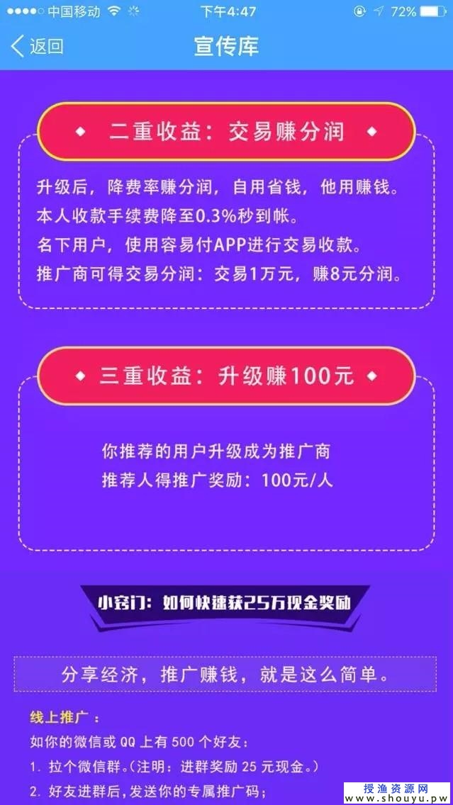 月入万元的“容易付”推广模式，本文深度为你揭示