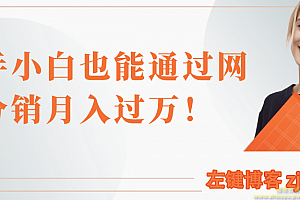 新手小白也能通过网课分销月入过万！